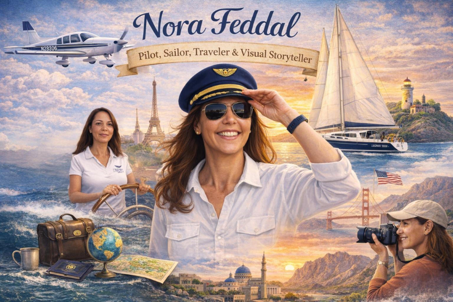 Nora Feddal - Pilot, Sailor, Travel & Visual Storyteller